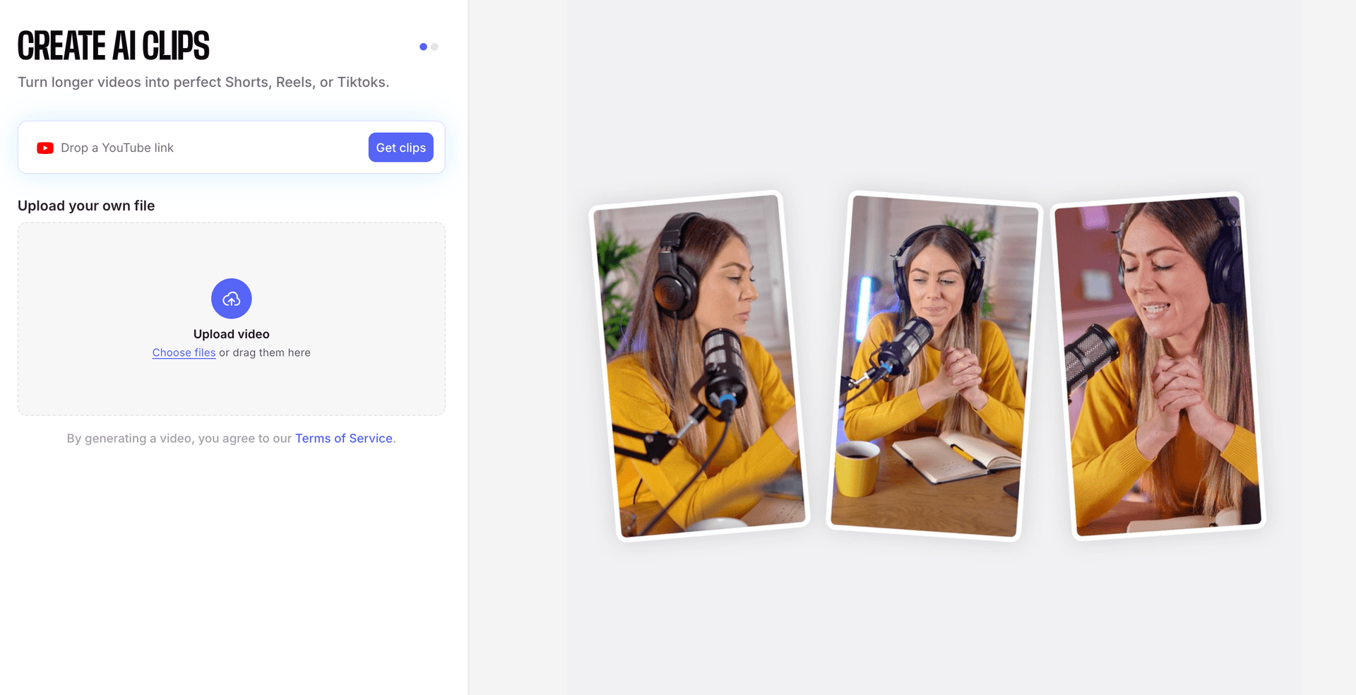 Image illustrant la création de formats courts pour les réseaux sociaux avec Veed AI